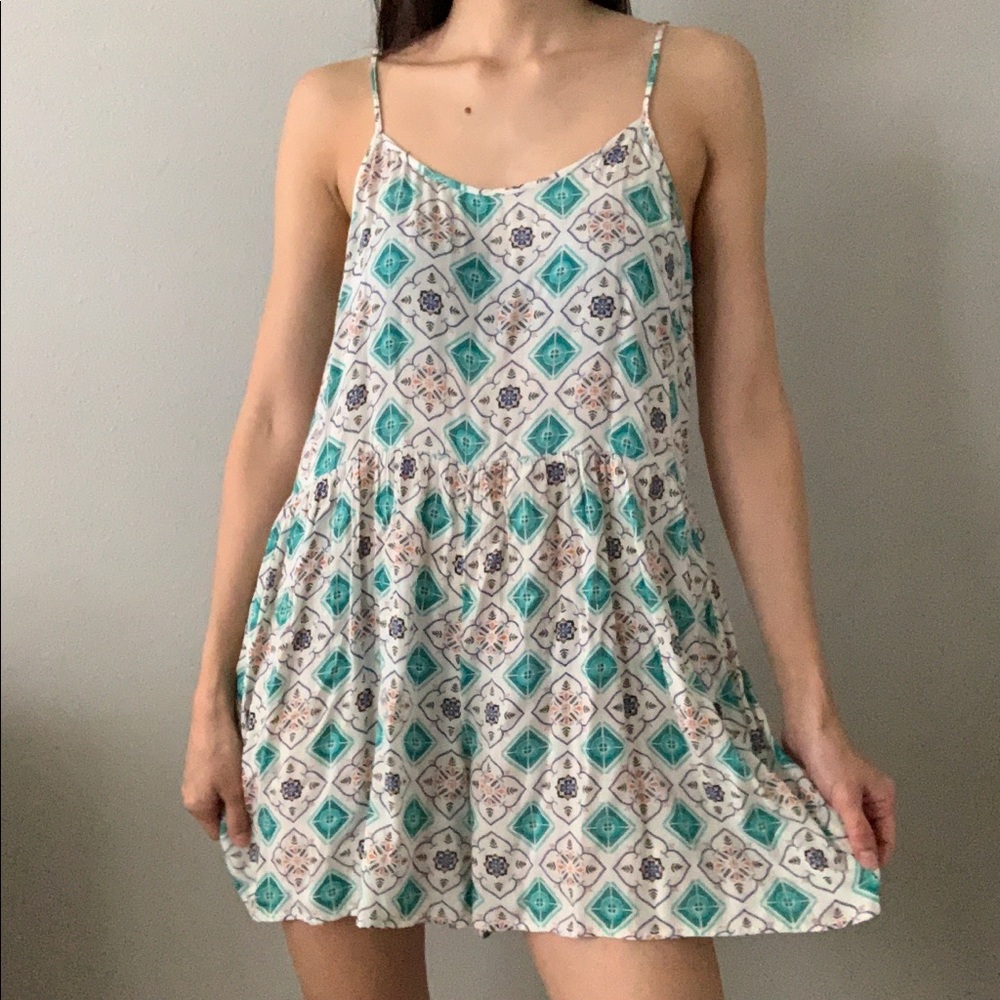 Roxy Diamond Printed Romper